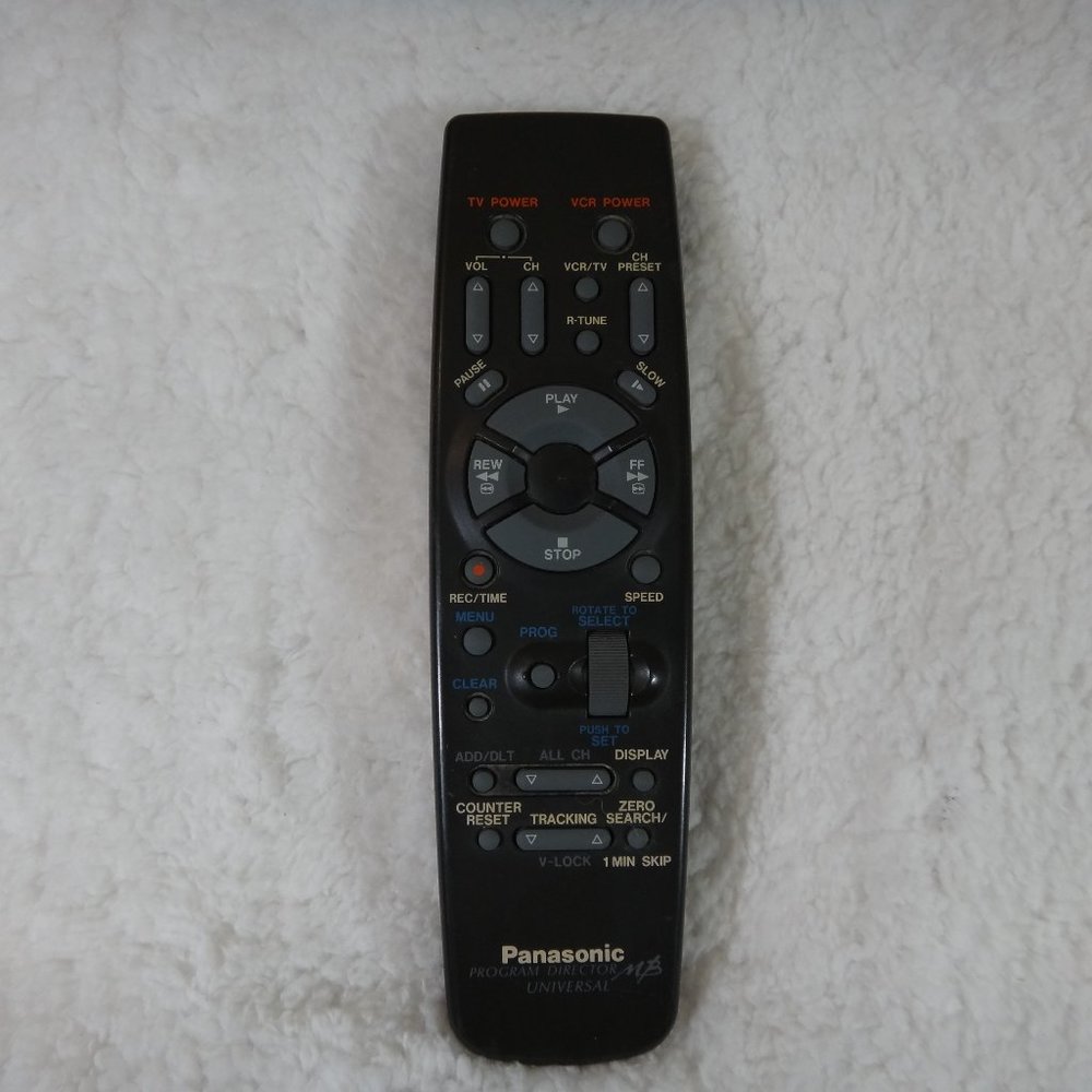 PANASONIC PROGRAM DIRECTOR MB UNIVERSAL TV VCR REMOTE CONTROL